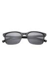 Ted Baker 53mm Polarized Square Sunglasses In Black