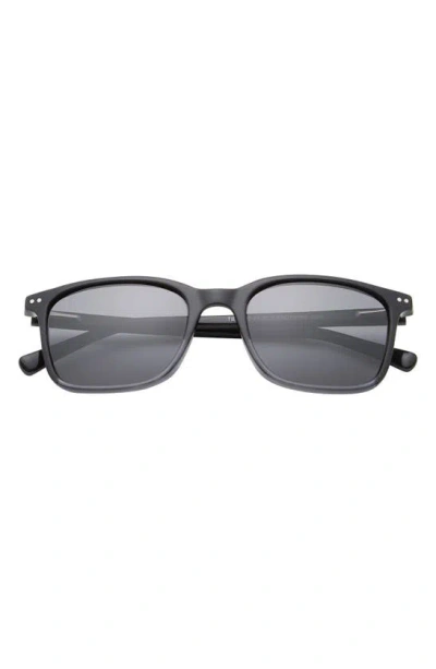 Ted Baker 53mm Polarized Square Sunglasses In Black