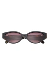 Ted Baker 54mm Full Rim Cat Eye Sunglasses In Black