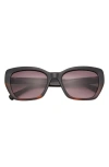 Ted Baker 55mm Cat Eye Sunglasses In Metallic