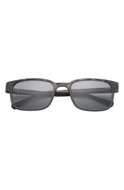 Ted Baker 55mm Polarized Square Sunglasses In Grey