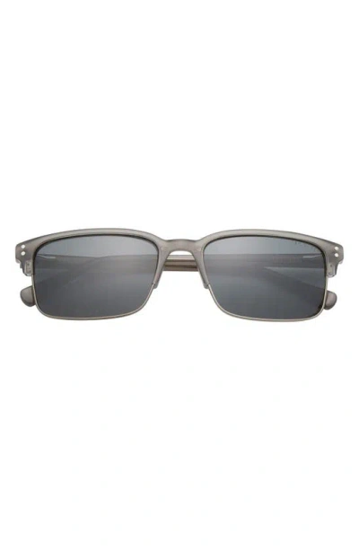 Ted Baker 55mm Polarized Square Sunglasses In Grey