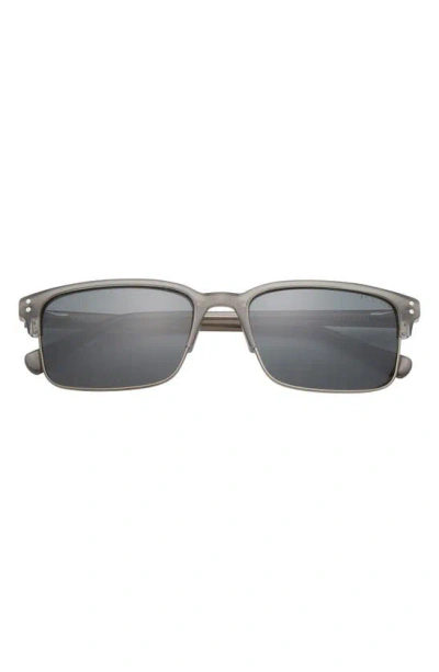 Ted Baker 55mm Polarized Square Sunglasses In Gray