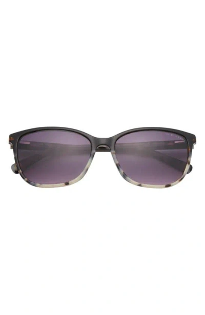 Ted Baker 56mm Rectangular Sunglasses In Gray