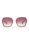 Ted Baker 56mm Square Sunglasses In Red