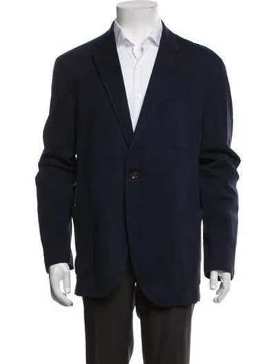Pre-owned Ted Baker Blazer In Blue
