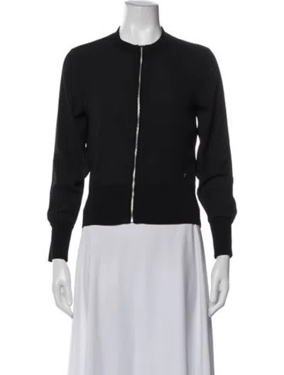 Pre-owned Ted Baker Bomber Jacket In Black