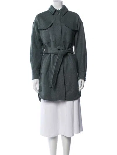 Pre-owned Ted Baker Coat In Blue