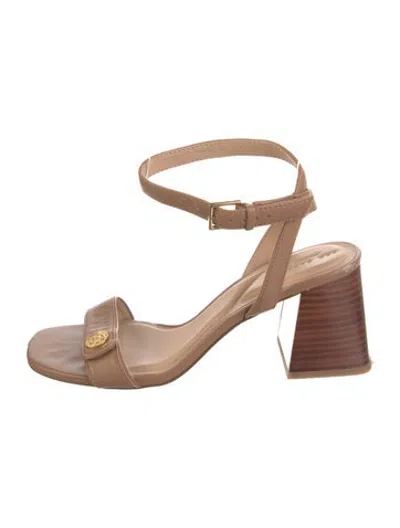 Pre-owned Ted Baker Leather Sandals In Neutrals