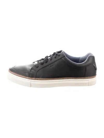 Pre-owned Ted Baker Leather Sneakers In Black