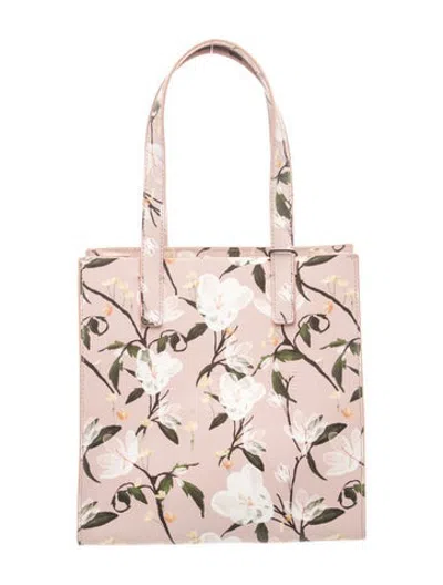 Pre-owned Ted Baker Leather Top Handle Bag In Pink