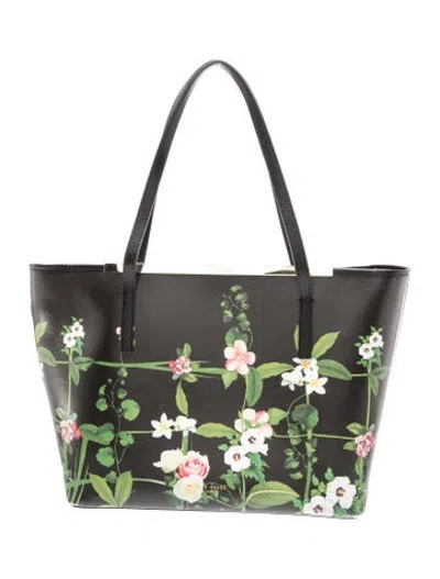 Pre-owned Ted Baker Leather Tote In Black