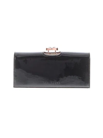 Pre-owned Ted Baker Leather Wallet In Black