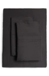 Ted Baker Plain Dye Collection Sheet Set In Black