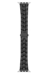 Ted Baker T-embossed Silicone 22mm Apple Watch® Watchband In Black