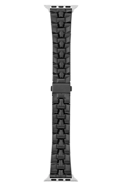 Ted Baker T-embossed Silicone 22mm Apple Watch® Watchband In Black