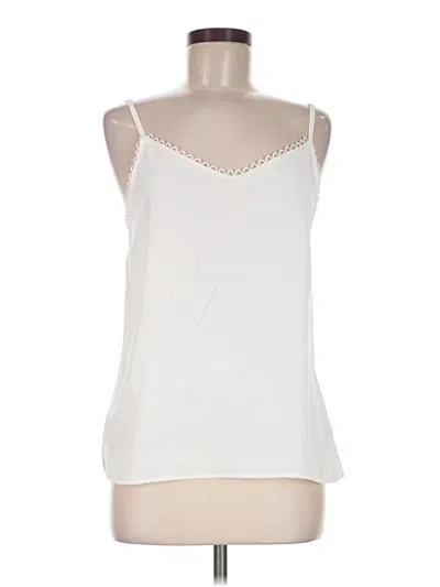 Pre-owned Ted Baker Tank Top Ivory Strapless Neckline Tops