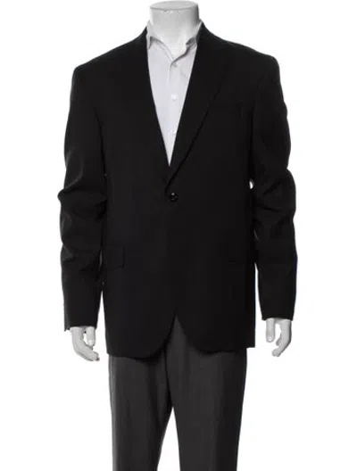 Pre-owned Ted Baker Wool Blazer In Blue