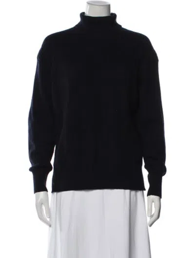Pre-owned Ted Baker Wool Turtleneck Sweater In Black