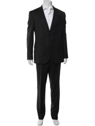Pre-owned Ted Baker Wool Two-piece Suit In Blue