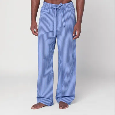 Tekla Striped Light Blue Pyjama Trousers