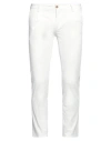 Teleria Zed Man Pants White Size 30 Linen, Cotton, Elastane