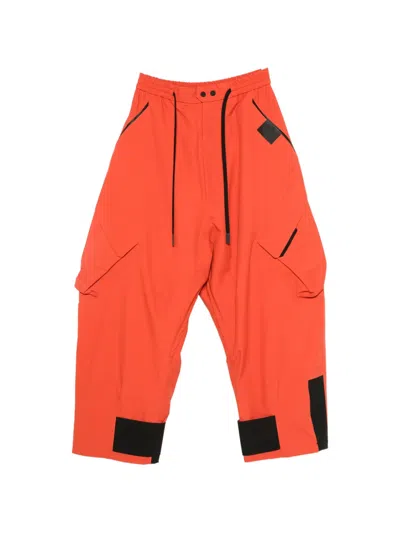 Templa Catalyst Os Shell Cargo Pants Red Ochre In Orange
