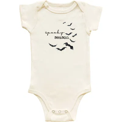 Tenth & Pine Kids'  Spooky Season Organic Baby Bodysuit In Neutral