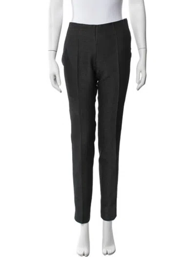 Pre-owned Ter Et Bantine Tweed Pattern Straight Leg Pants In Grey