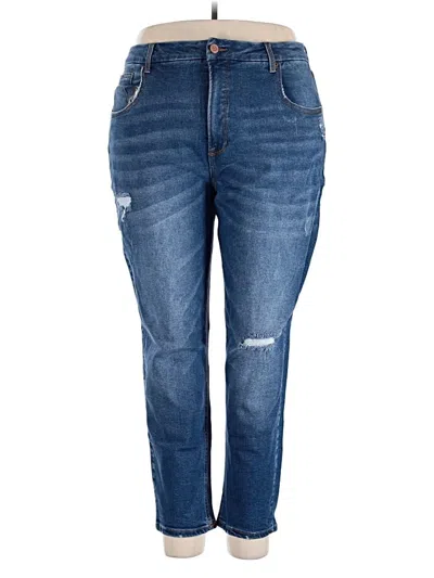 Pre-owned Terra & Sky Jeans In Blue