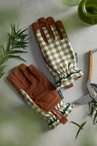 Terrain Burgon Ball Gingham Garden Gloves In Multi
