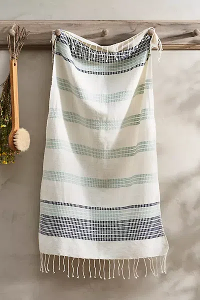 Terrain Camden Cotton Hand Towel In Blue