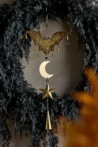 Terrain Celestial Bat Wreath Charm In Blue