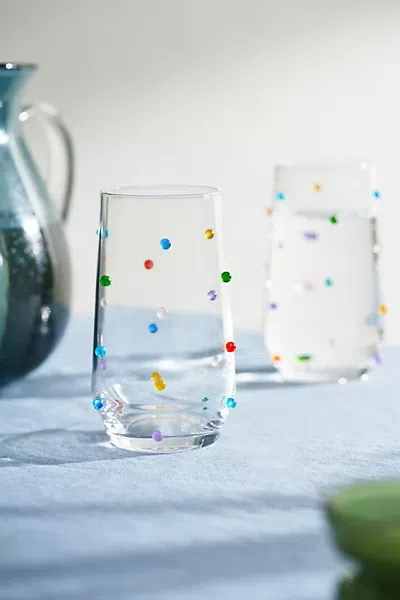 Terrain Confetti Highball Glasses, Set Of 2 In Multicolor