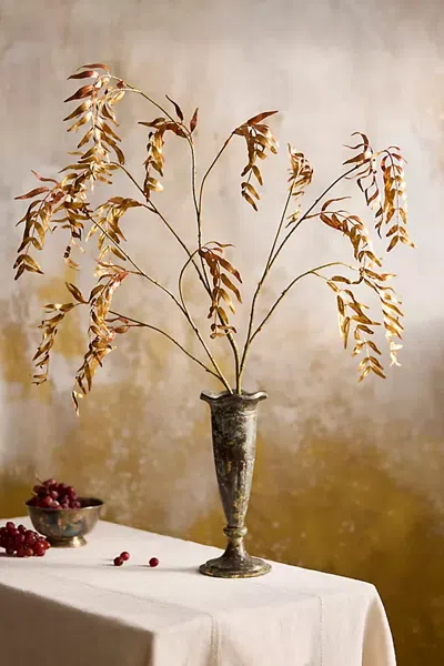 Terrain Faux Copper Leaves Spray In Brown