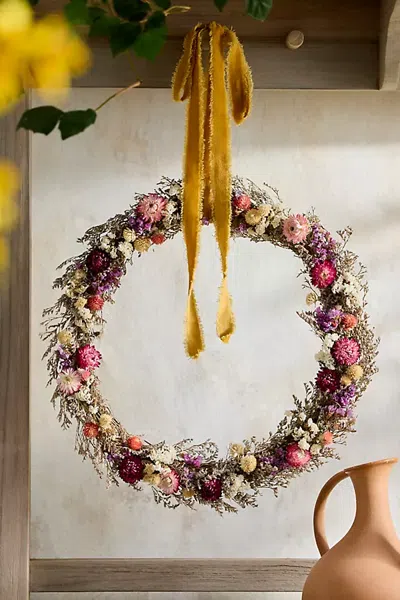 Terrain Floral Confetti Circlet Wreath In Multi