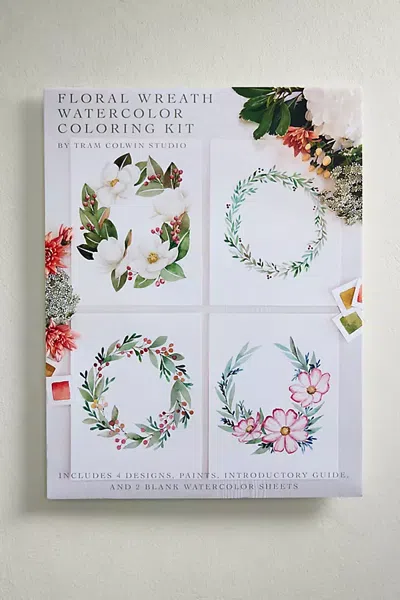 Terrain Floral Wreath Watercolor Kit In Multi