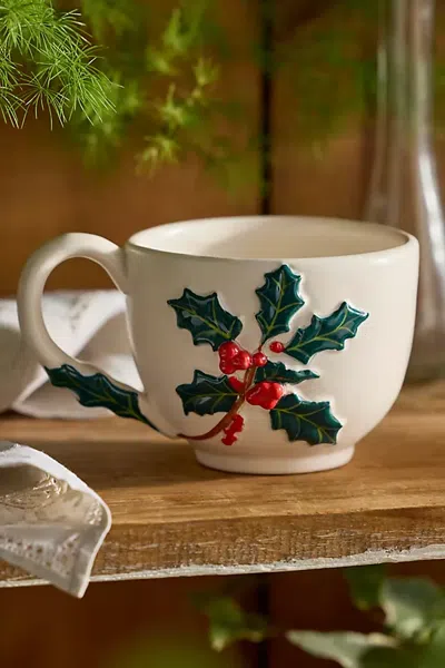 Terrain Flower Of The Month Stoneware Mug In Green
