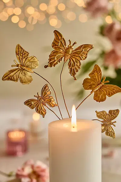 Terrain Flying Butterflies Candle Pin In Multi