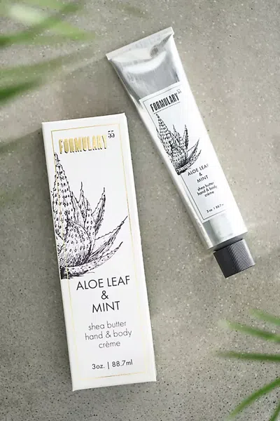 Terrain Formulary 55 Aloe Leaf + Mint Hand Cream Tube In Multicolor