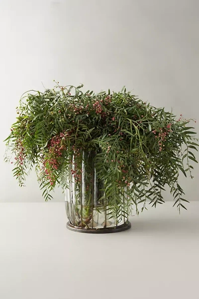 Terrain Fresh Pepperberry Branch Bunch In Multicolor
