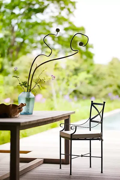Terrain Gallery Iron Side Chair In Green