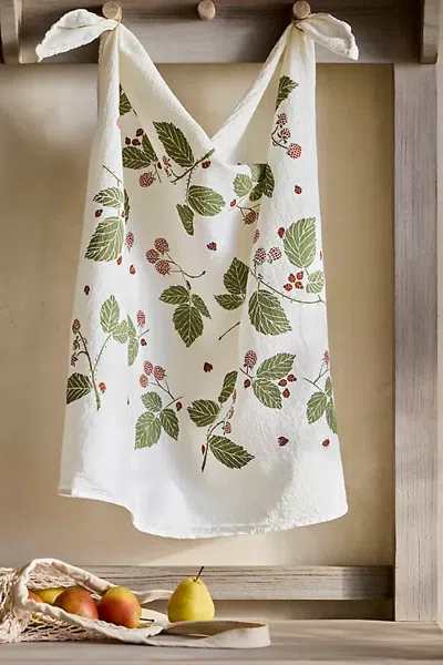 Terrain Ladybugs + Brambles Dish Towel In Multi