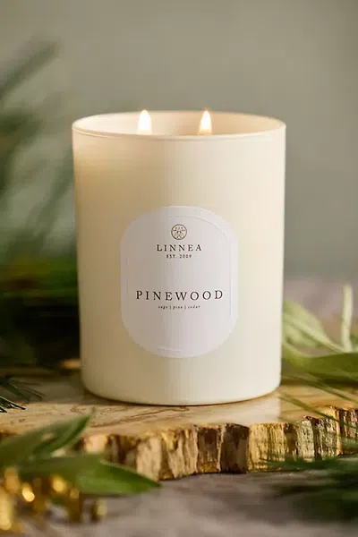 Terrain Linnea Candle, Pinewood In Neutral