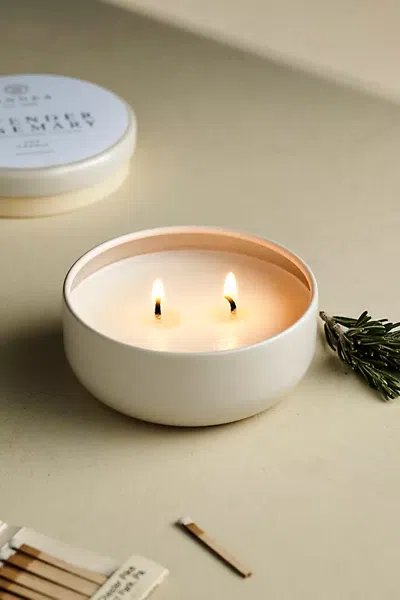 Terrain Linnea Petite Tin Candle In White