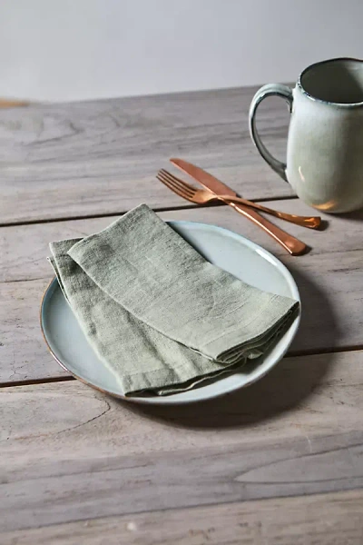 Terrain Lithuanian Linen Napkins, Set Of 2