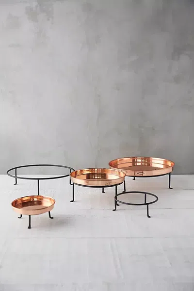Terrain Matte Black Steel Plant Stand