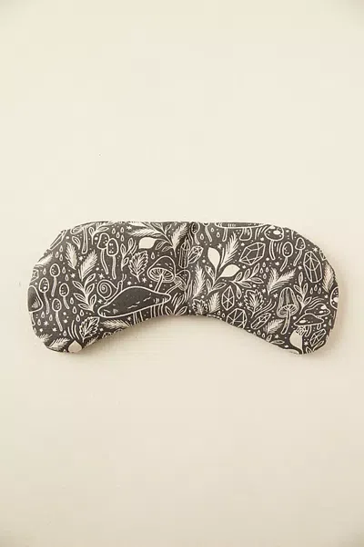 Terrain Migraine Eye Mask, Mushroom Print In Multicolor