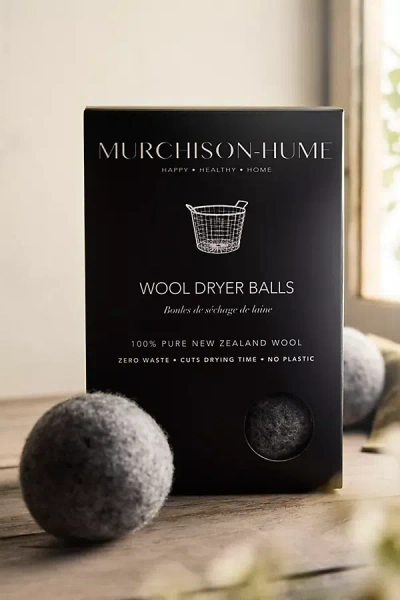 Terrain Murchison-hume Wool Dryer Balls, Set Of 6 In Black