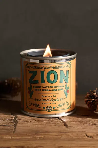 Terrain National Park Tin Candle In Yellow
